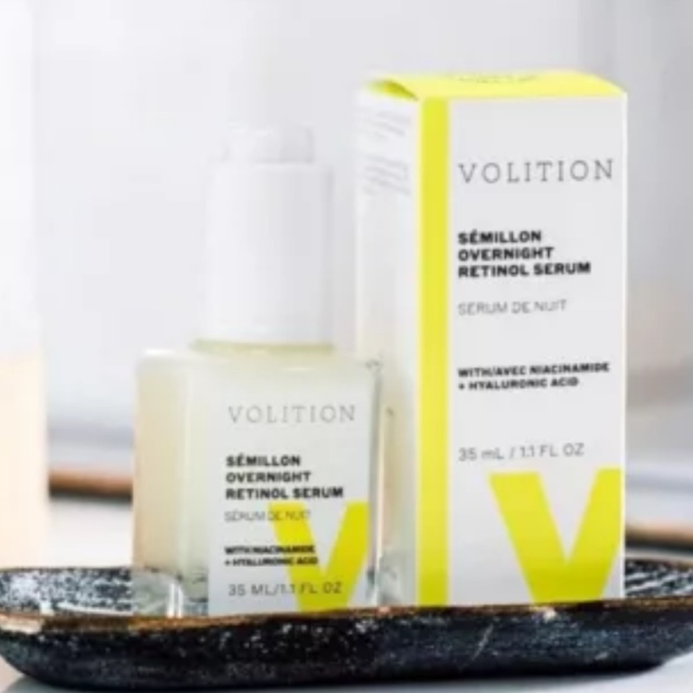 Volition Semillon Overnight Retinol Serum w/Hyaluronic Acid~1.1 fl./oz~NEW IB